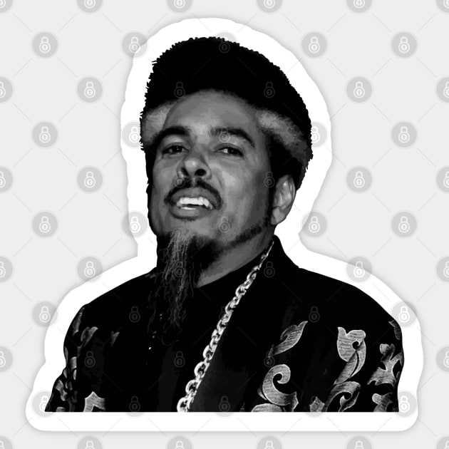 Shock G Portrait Illustration Sticker by KAM Std